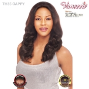 Vanessa Honey Brazilian Unprocessed Human Hair Swissilk Deep Lace Front Wig - TH35 GAPPY